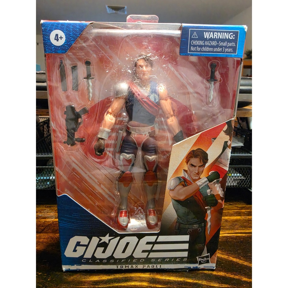 GI Joe Classified Series Tomax Paoli 6 Inch Action Figure F4022 Hasbro NEW